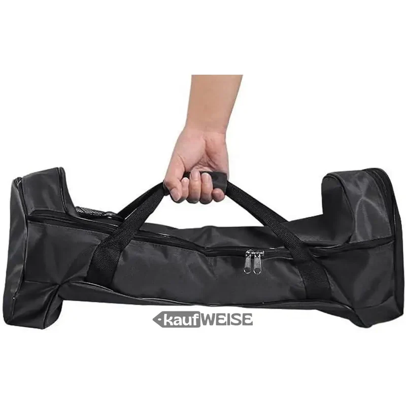 Hoverboard Tragetasche 8 Zoll | Schwarz ohne Logo | Wasserabweisendes Oxford-Gewebe