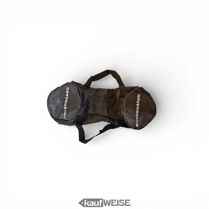 Hoverboard Tragetasche 8 Zoll | Schwarz mit weißem Print | Wasserabweisend, Robust