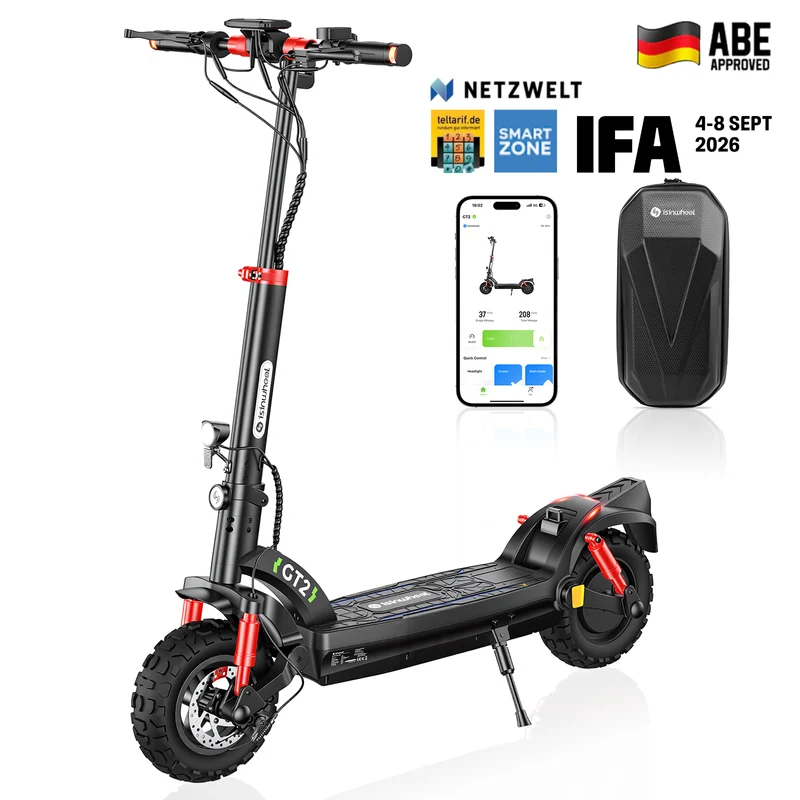 isinwheel GT2 11-Zoll High-Performance Offroad E-Scooter Mit Straßenzulassung (ABE, eKFV)
