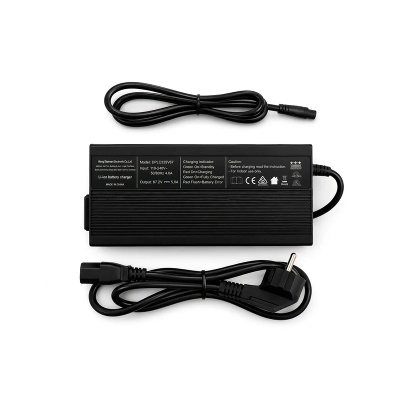 Chargeur d'origine Veehop 67,2V – Batterie Lithium-Ion
