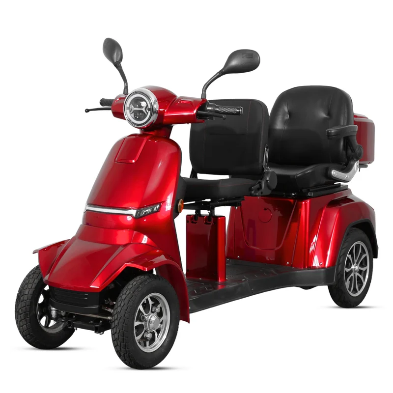 Scooter électrique 4 roues Rider 1000W 2 places – pour PMR et seniors