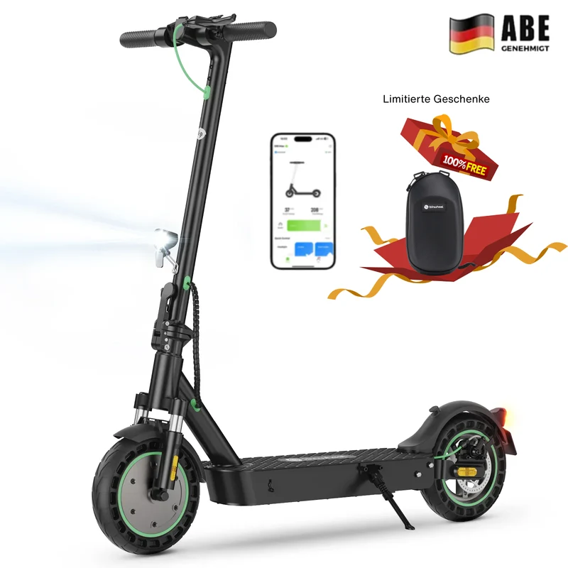 isinwheel S9Max Komfort-Pendler E-Scooter Mit Straßenzulassung (ABE, eKFV)