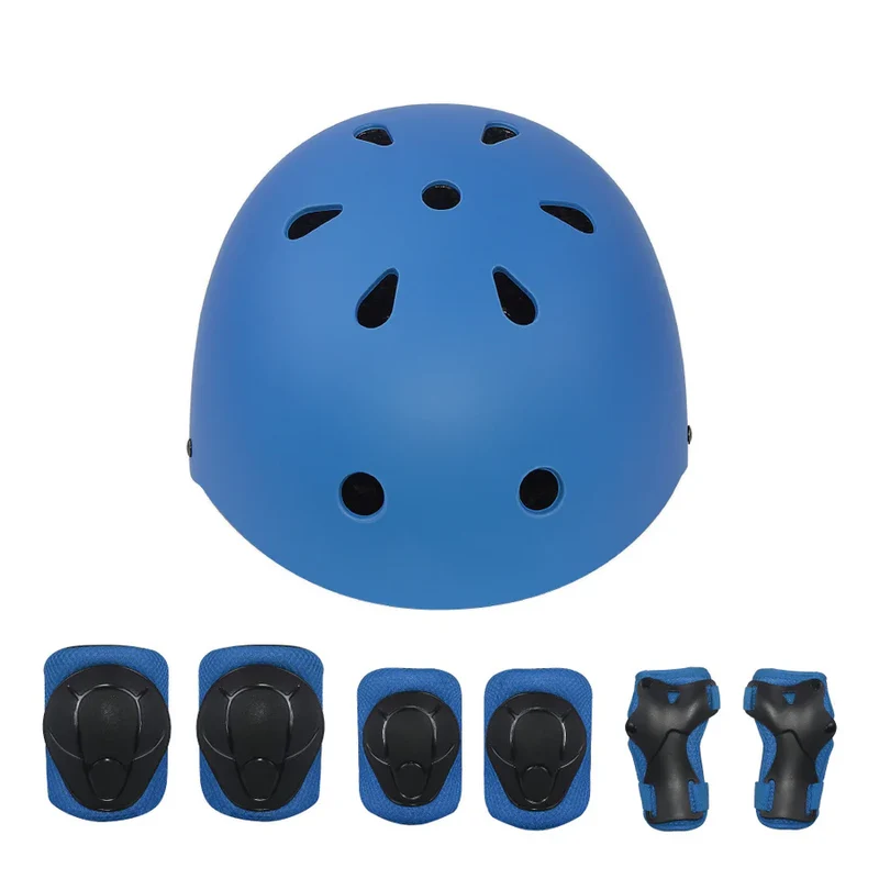 Kinder Fahrrad Schutzausrüstung Blau