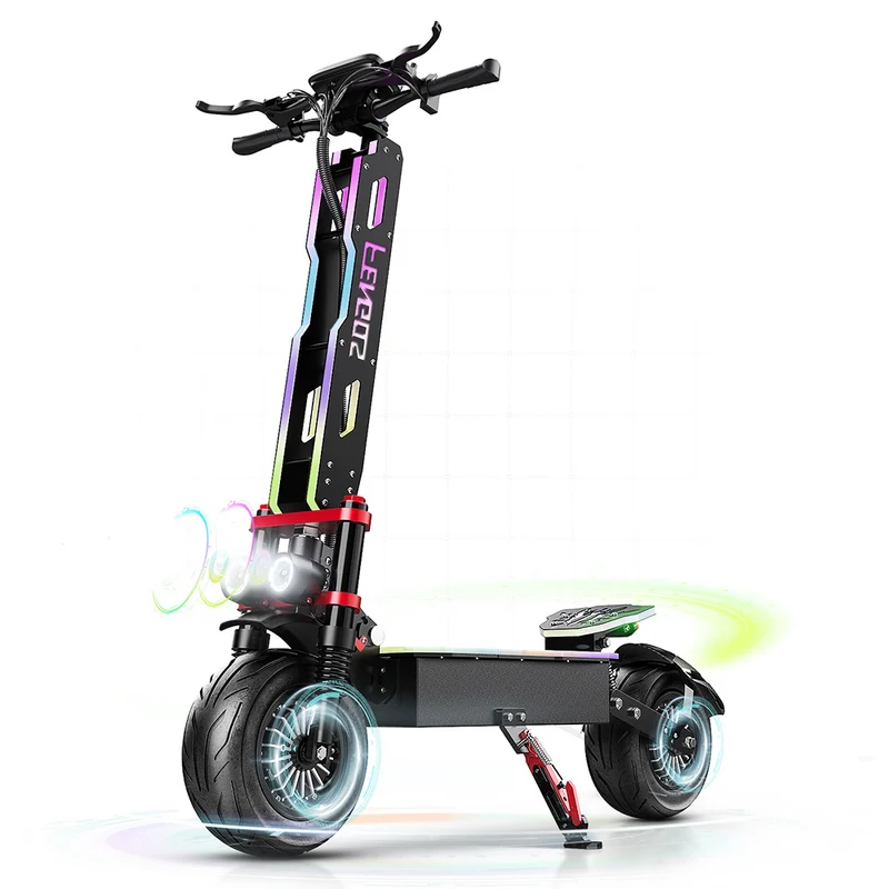 FEFNGQS GT9 Electric Scooter 12" Tires Dual 3500W Motors 60V 38Ah Battery