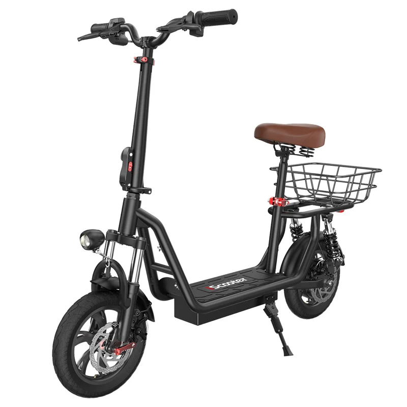 iScooter i12 Electric Scooter With Basket 12" Tires 500W UK