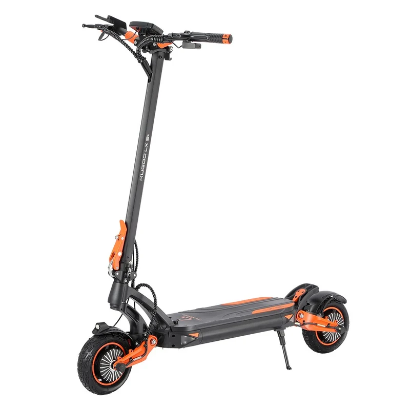 KUGOO LX9+ Electric Scooter 9" Tires Dual 650W Motors 48V 18.2Ah Battery