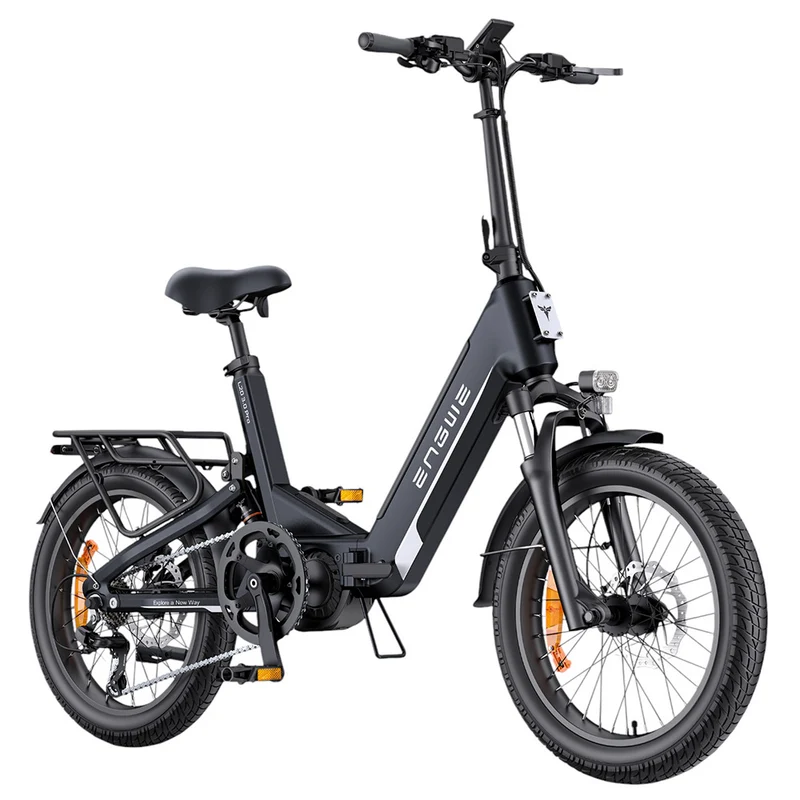 ENGWE L20 3.0 Pro Electric Bike 20" Tires 250W Mid-Drive Motor 48V 15Ah Battery