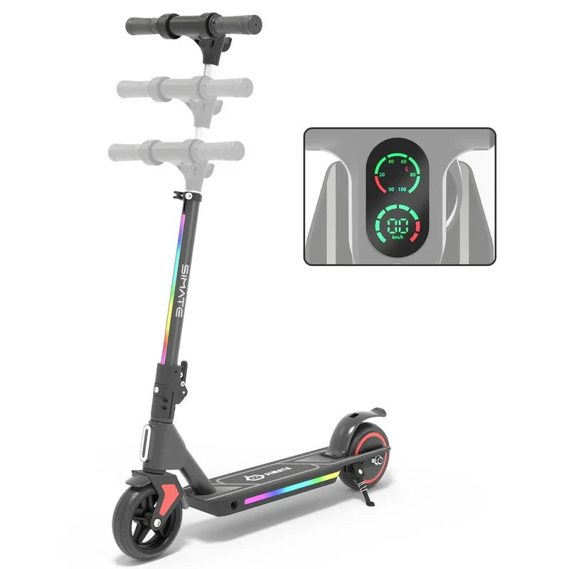 SIMATE S2PRO 6.5" faltbarer Elektro-Roller für Kinder 130W Motor 21.6V 2.5Ah Batterie