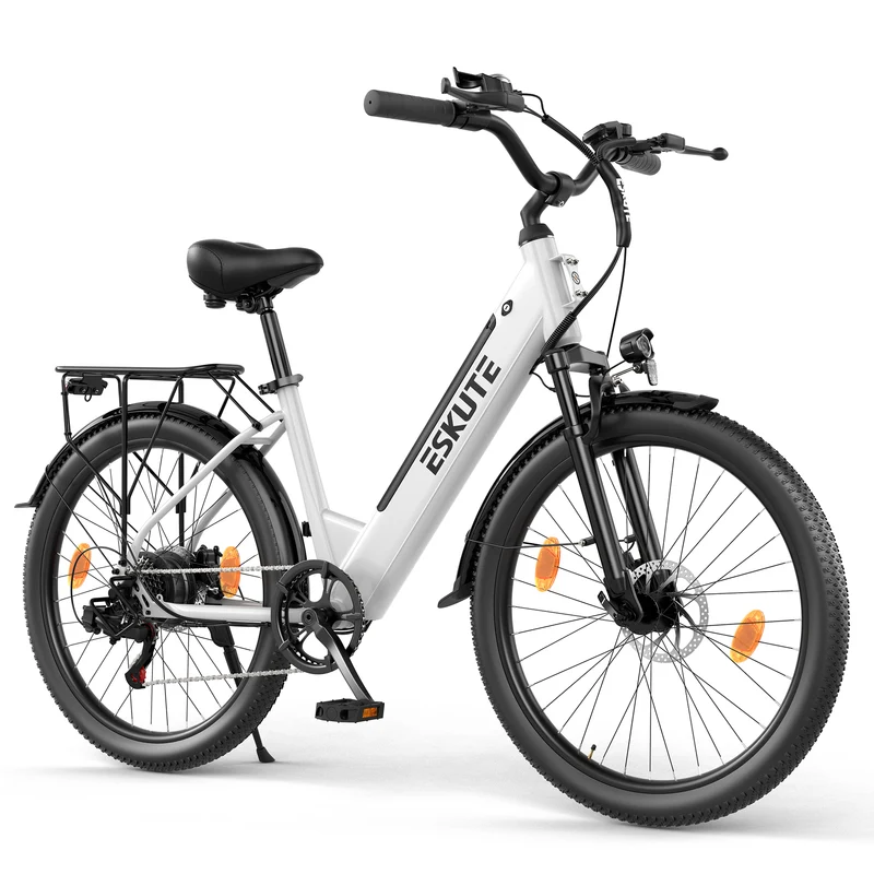 ESKUTE C100 Plus 26" Pendler-Elektrofahrrad 250W Motor 36V 13Ah Batterie