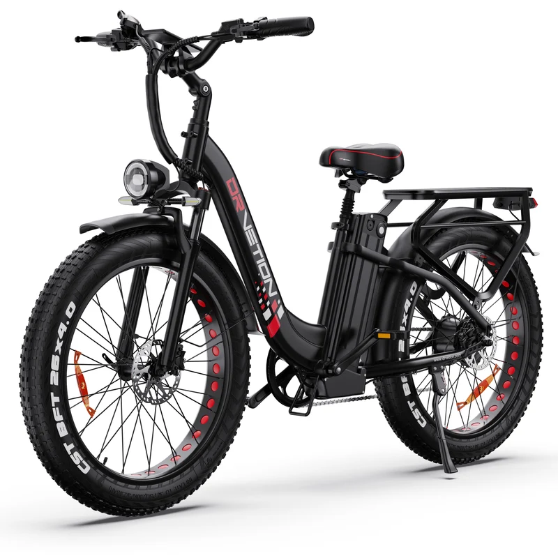 DRVETION CTR26 26" Tiefeinsteiger-Elektrofahrrad 1000W Spitzen Motor 48V 15AH/20Ah Batterie