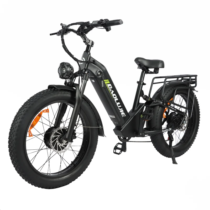 BAOLUJIE P7 2401 24" Tiefeinsteiger-Elektrofahrrad 2000W Motor 48V 20Ah Batterie