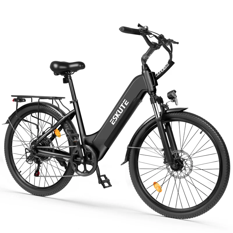 ESKUTE C202 26" Tiefeinsteiger-Elektrofahrrad 250W Motor 48V 17.5Ah Batterie