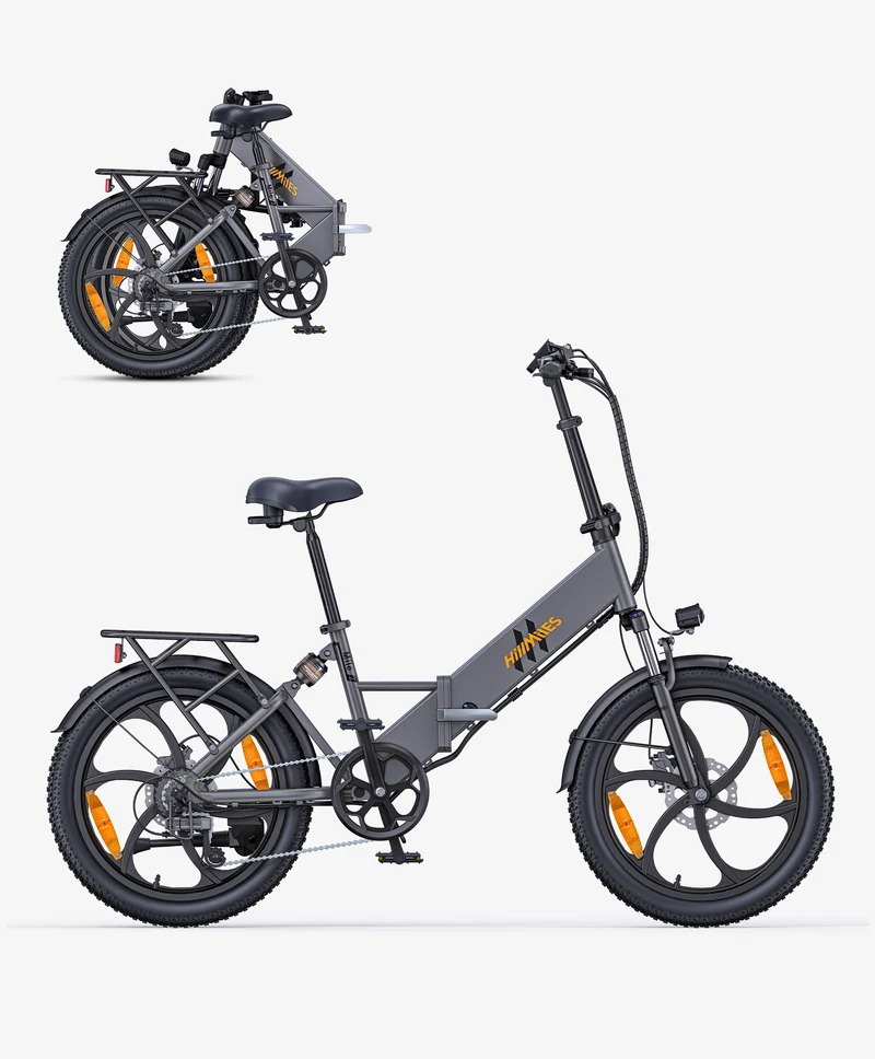 HILLMILES Mile 2 20" Faltbares Elektrofahrrad 250W Motor 36V 13Ah Batterie