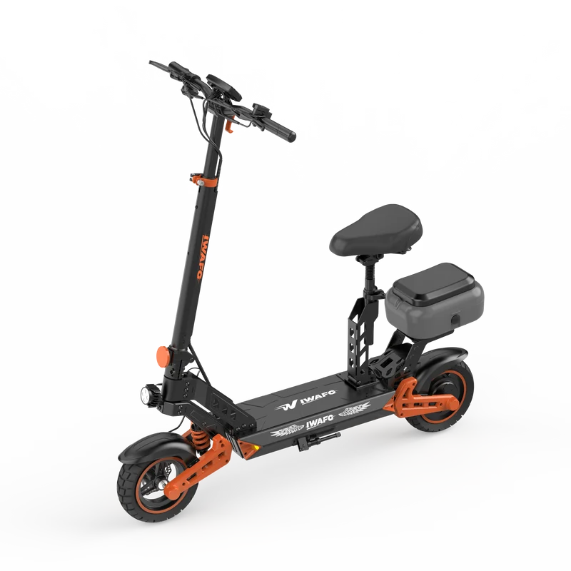 IWAFO IS2 10" Sitzender Elektroroller 800W Motor 48V 15Ah Batterie