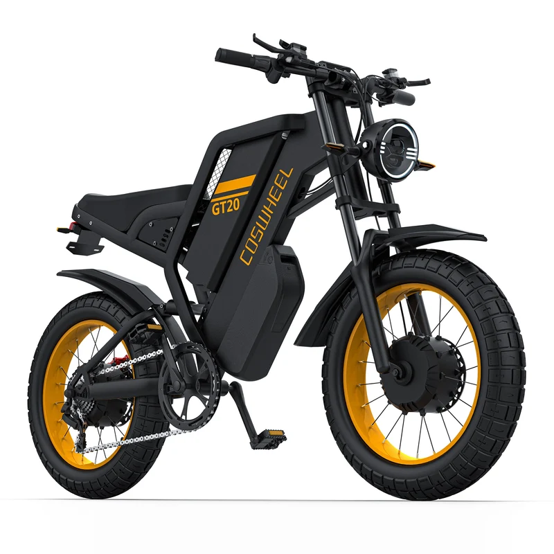 COSWHEEL GT20 Pro 20" Elektro-Mountainbike 2*1000W Dual-Motoren 48V 40Ah Batterie