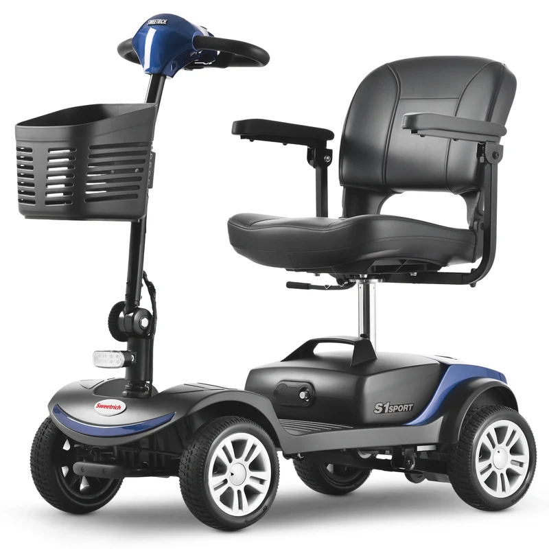 SWEETRICH S1 SPORT 9" 4 Rad Elektromobil Scooter 300W Motor 24V 12Ah Batterie