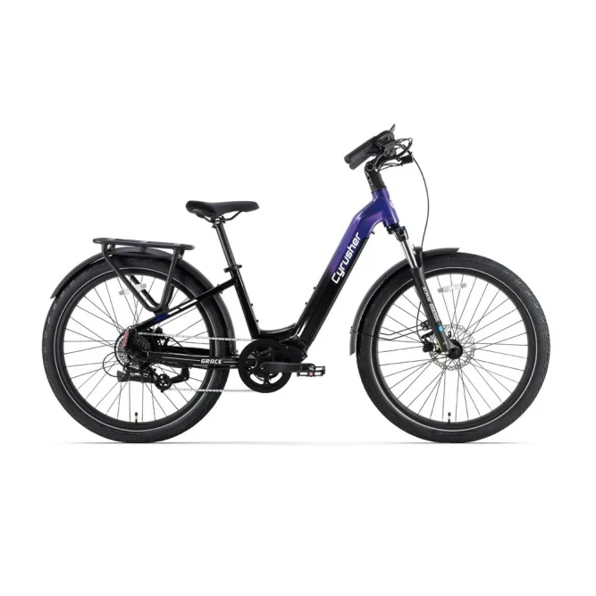CYRUSHER Grace 27,5“ City Elektrofahrrad 250W Motor 48V 15Ah Batterie