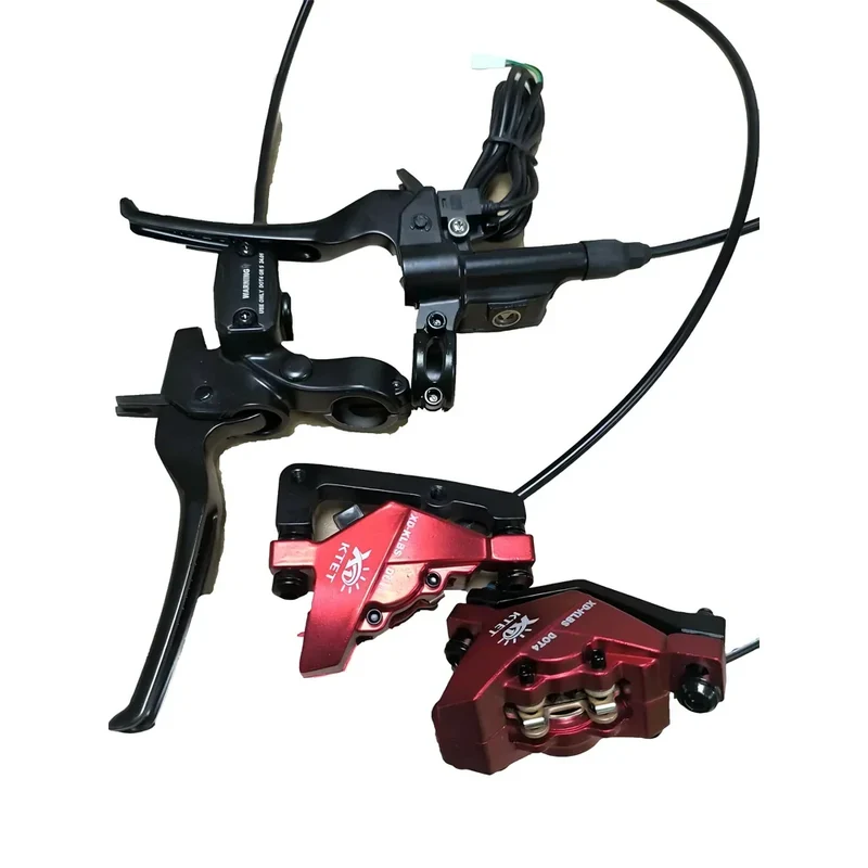 RIDSTAR E-Bike Hydraulisches Bremsenset (vorne und hinten) + 2 Bremsscheiben