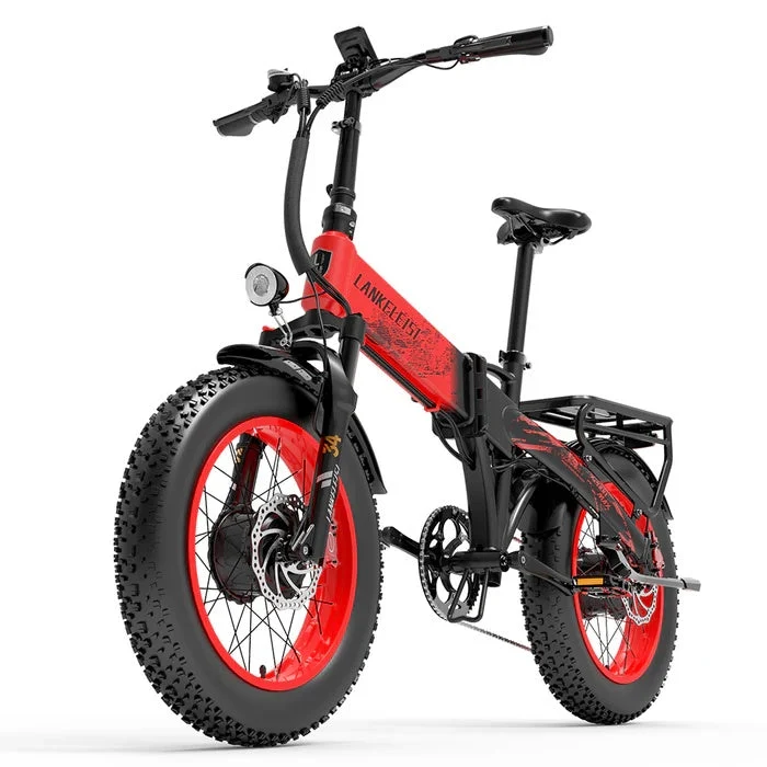 LANKELEISI X2000 MAX 20“ Zusammenklappbares Elektrofahrrad 2000W Doppelmotor 48V 20Ah Batterie