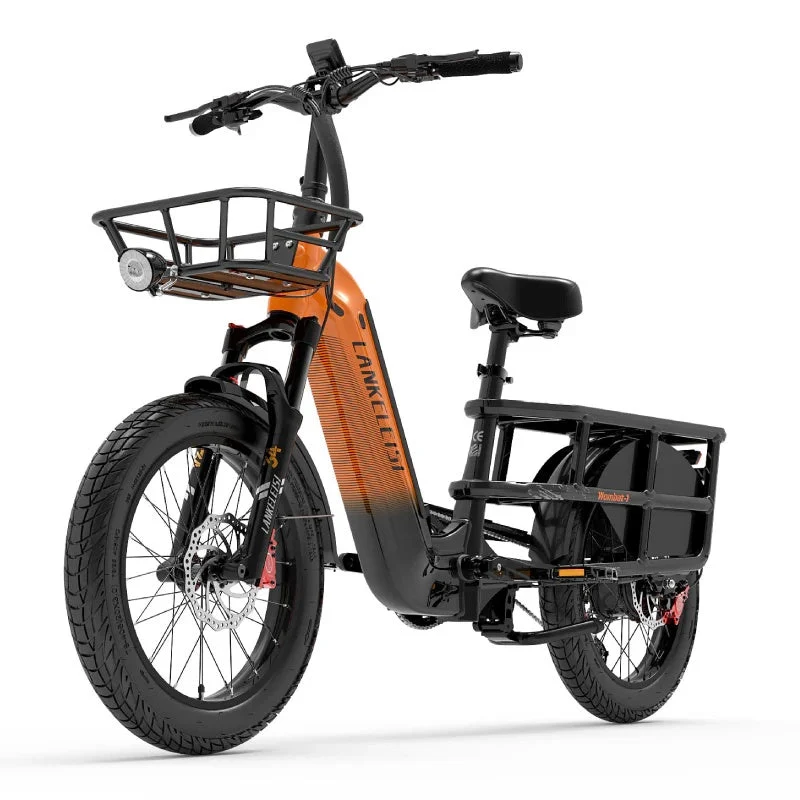 LANKELEISI Wombat-1 20“ Lasten Elektrofahrrad 1000W Motor 48V 20Ah Batterie