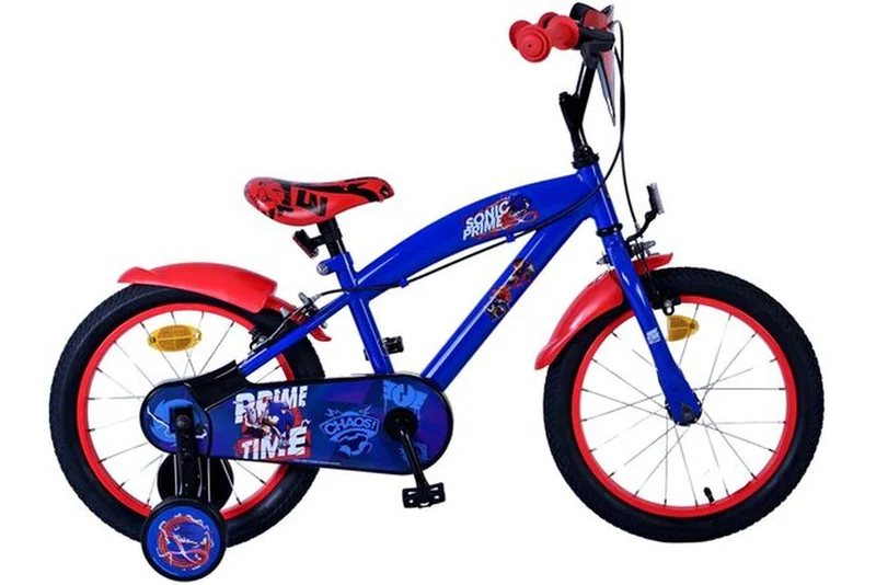 Volare Turbo Crew Kinderfahrrad Jungen 16 Zoll Blau Rot mit zwei Handbremsen
