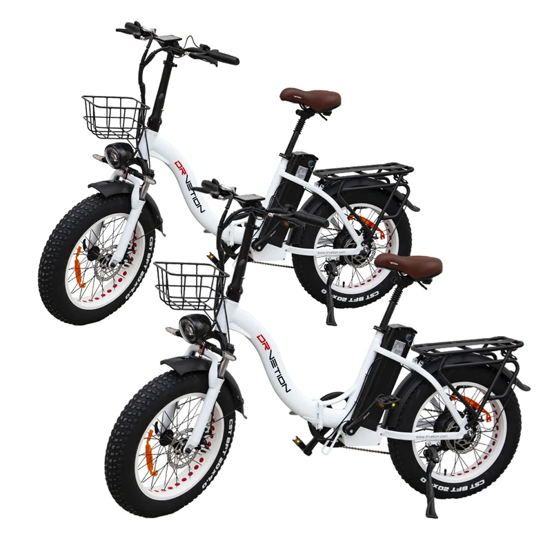 DRVETION CT20 Durchstieg Fette Reifen Elektrofahrrad Kombination(Scheibenbremse)