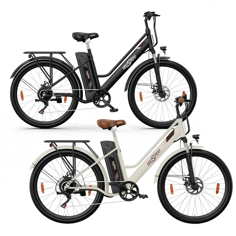 ONESPORT OT18-3 Durchstieg Elektrisches Stadtfahrrad Kombination