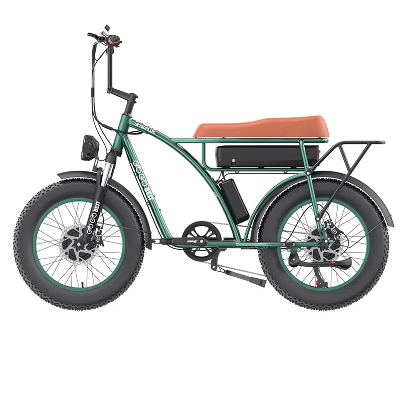 GOGOBEST GF750 PLUS 20" Elektro-City-Retro-Fahrrad 2000W Motor 48V 17,5Ah Batterie