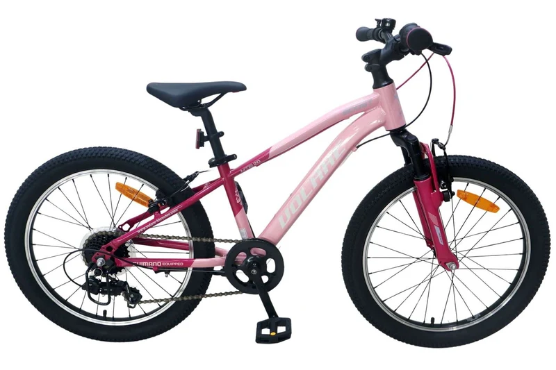 Volare Boost Kinderfahrrad 26 Zoll mit 21 Gängen, Handbremsen und sportlichem Design in Pink