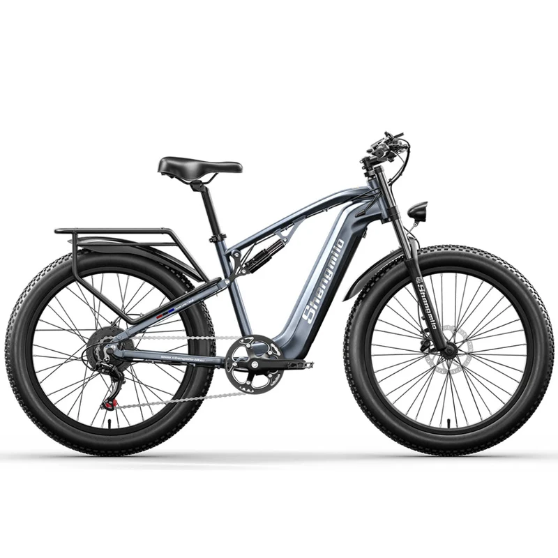 SHENGMILO MX05 26" Fat Tire Elektro-Mountainbike 1000W Motor 48V 17,5Ah Batterie