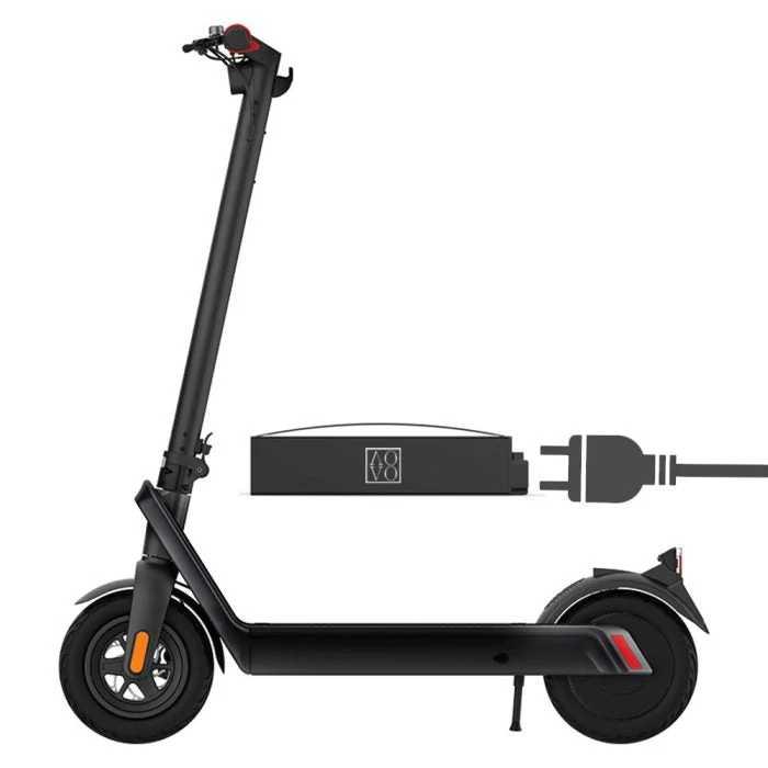 AOVO X9 Plus 10" Klappbarer Elektroroller 500W (850W Max Power) Motor 36V 15,6Ah Batterie