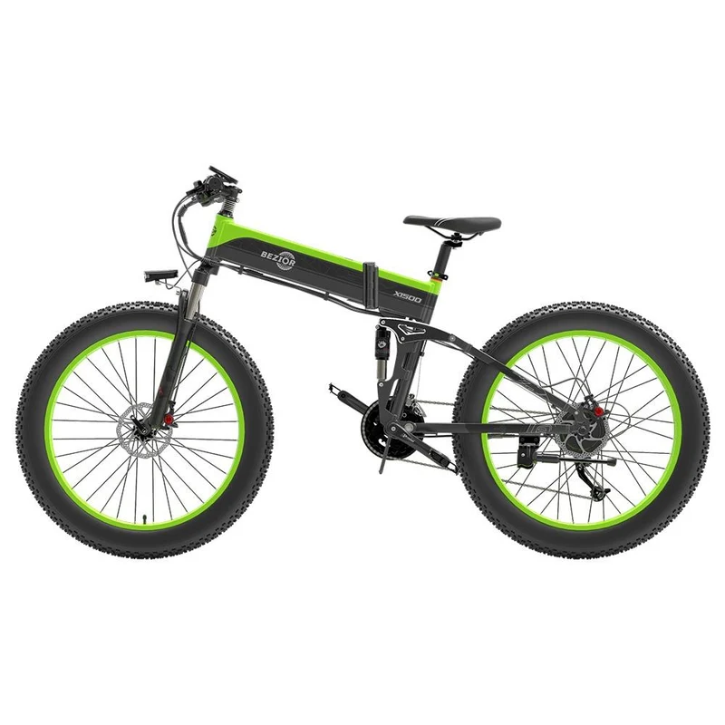 BEZIOR X1500 26" Elektro-Mountainbike 1500W Motor 48V 12,8Ah Batterie