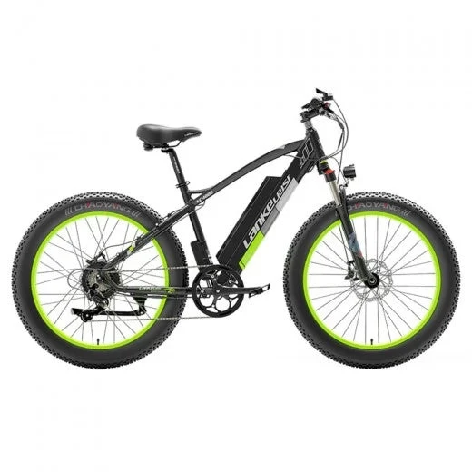 LANKELEISI XC4000 26" Fat Tire Elektro-Mountainbike 1000W Motor 48V 17,5Ah Batterie