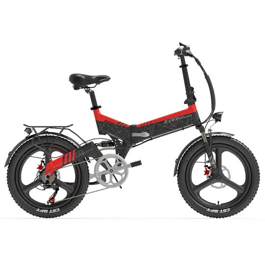 LANKELEISI G650 20" Faltbares Elektro-Stadtfahrrad 500W Motor 48V 12,8Ah Batterie