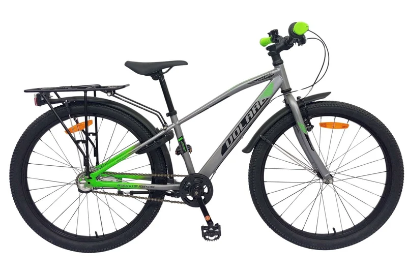 Volare Explorer Kinderfahrrad 20 Zoll Dunkelgrau, 7 Gänge, Handbremsen, robustes Jungenfahrrad