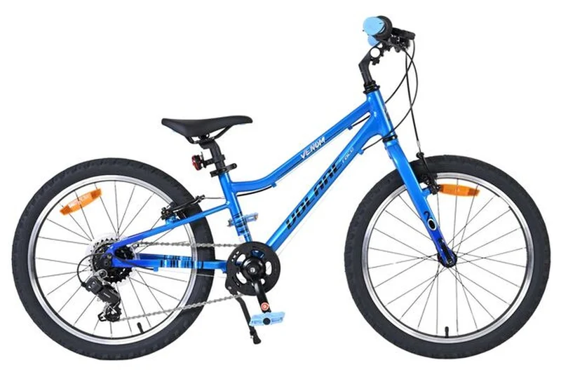 Volare Venom Kinderfahrrad 20 Zoll Blau für Jungen mit zwei Handbremsen