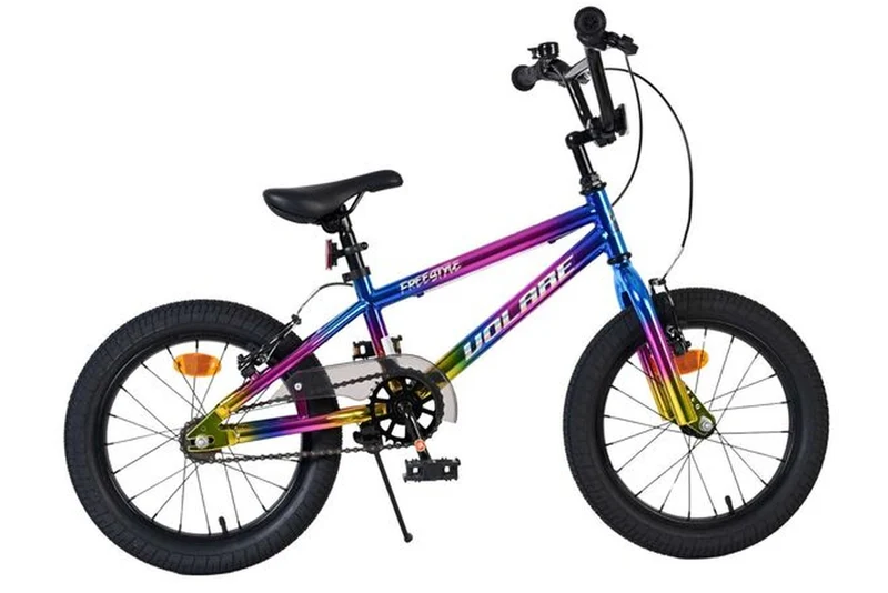 Volare Viper Kinderfahrrad Jungen 16 Zoll Mehrfarbig BMX mit 2 Handbremsen