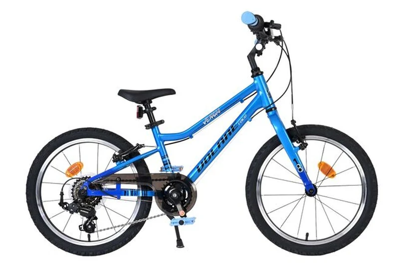 Volare Venom Kinderfahrrad Jungen 18 Zoll Blau mit 6 Gängen und zwei Handbremsen