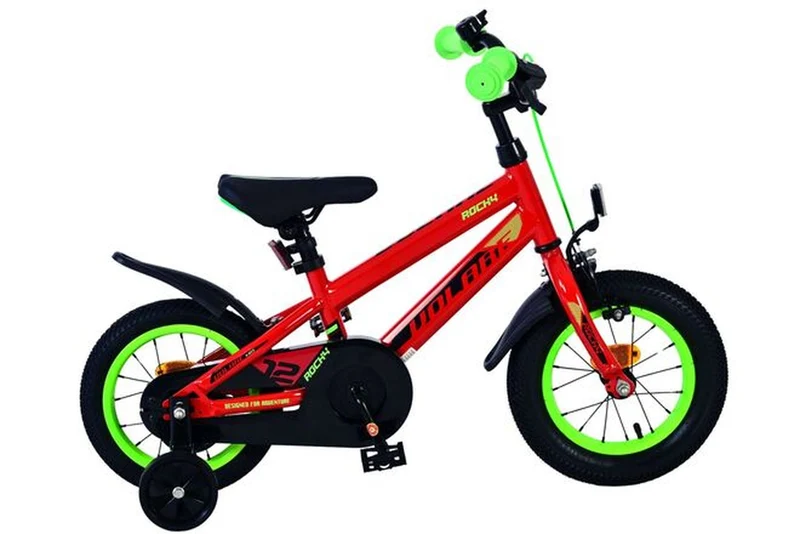 Volare Rocky Kinderfahrrad - Jungen - 12 Zoll - Rot