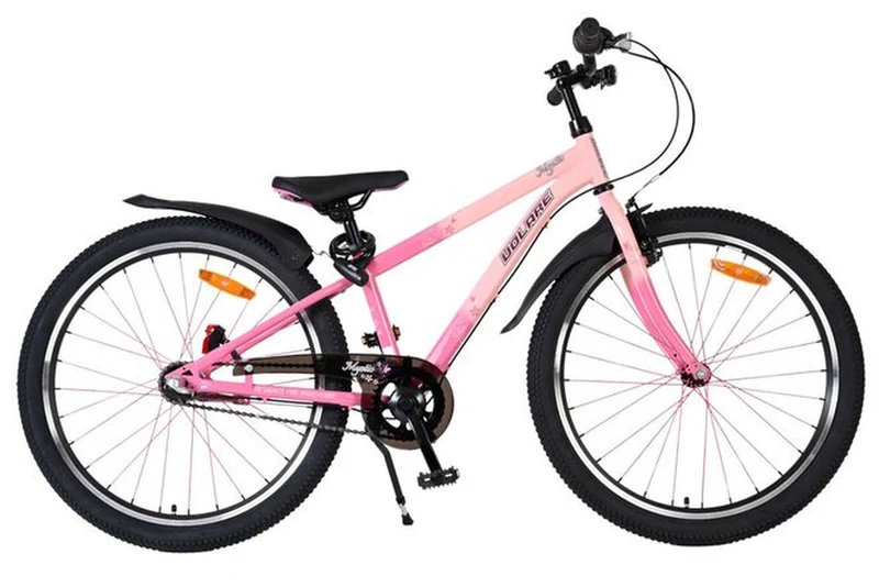 Volare Mystic Kinderfahrrad 24 Zoll Rosa – Shimano Nexus 3‑Gang, verstellbar, sportliches Design für 8–10 Jahre
