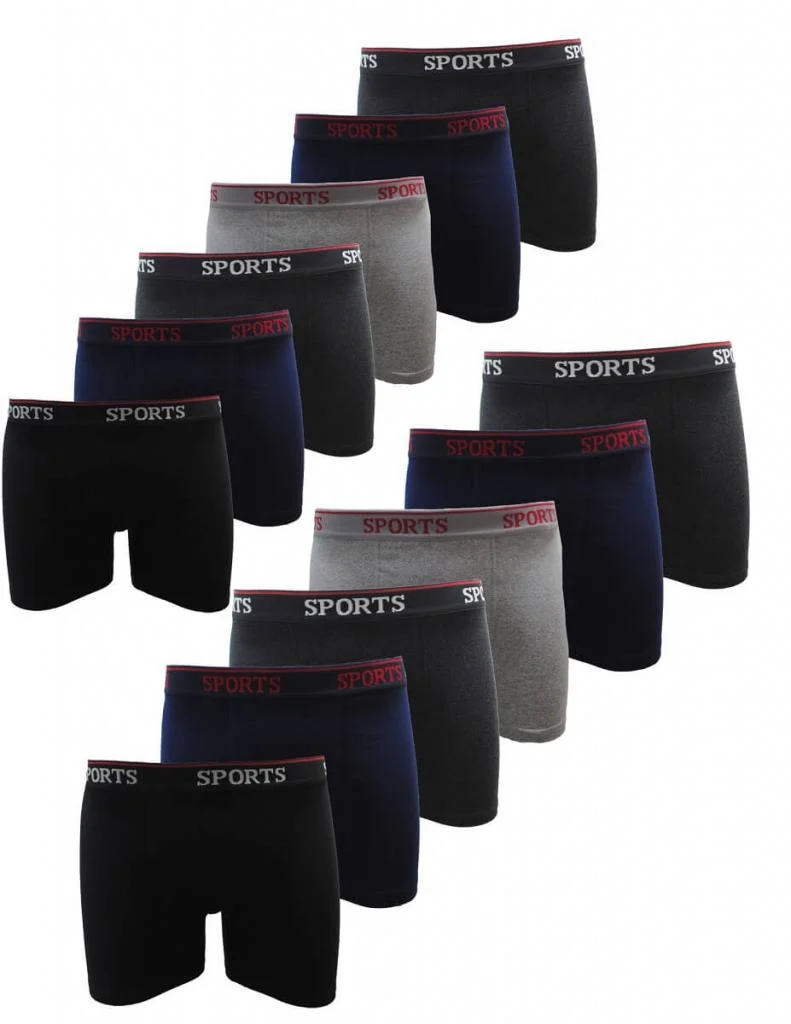 Garcia Pescara Uomo8 Herren Boxershorts Größe S - XXXL - 12er Pack Unterhosen