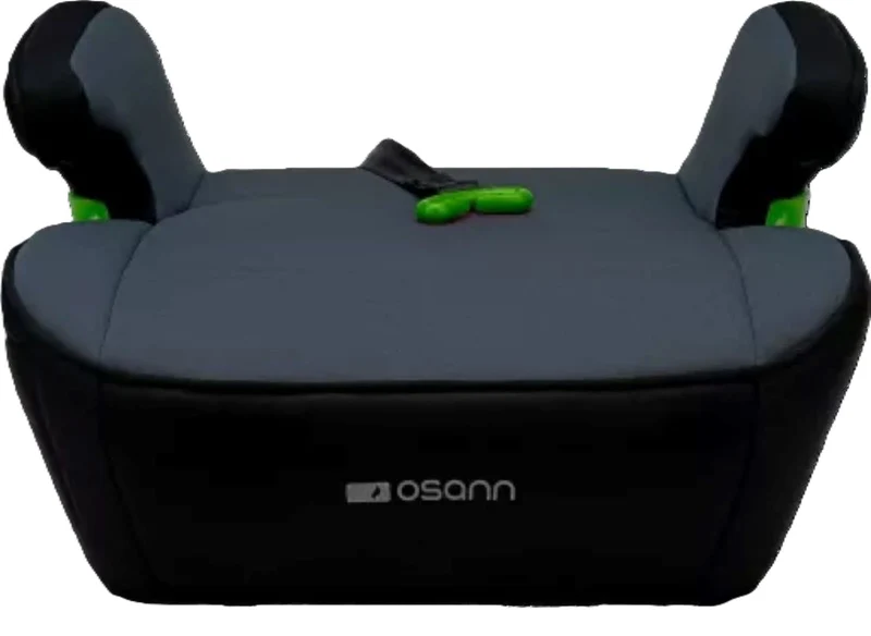 Osann Junior Isofix Gurtfix i-Size Kindersitzerhöhung 126–150 cm – ergonomisch, mit/ohne Isofix nutzbar, Gurtfix-System, R129 – Nero