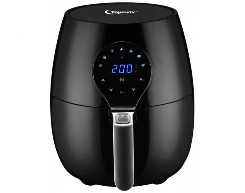Topmatic Heißluft-Fritteuse 3,5L AF-1450D 1450W 7 Programme LCD Display