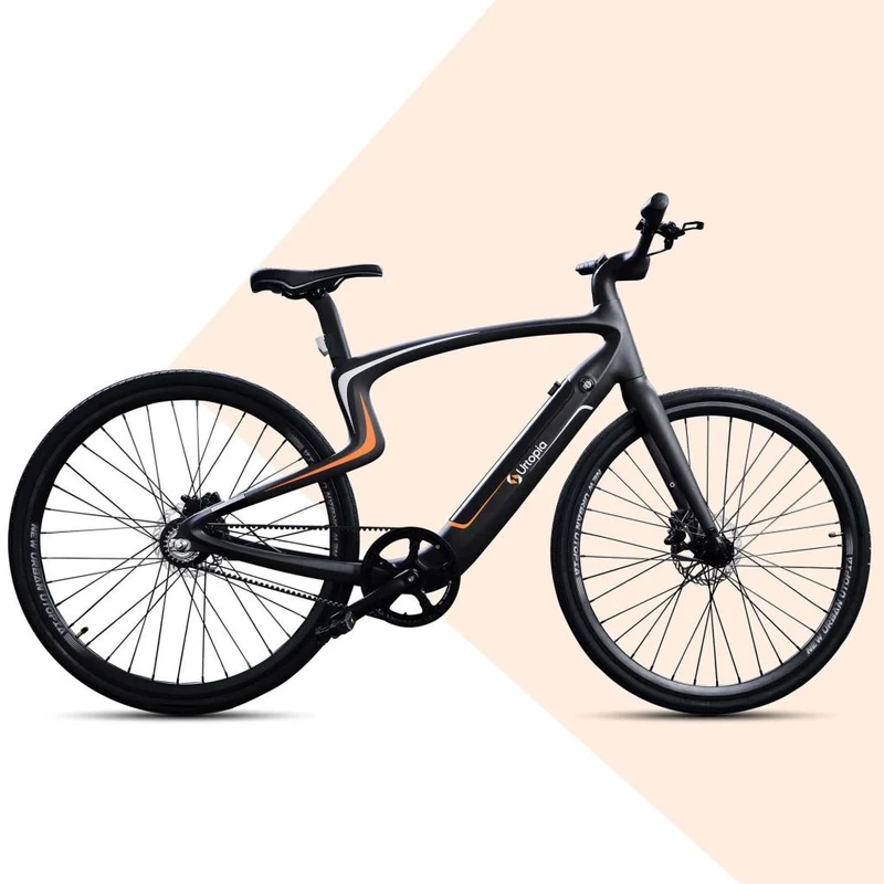 NewUrtopia Smartes Carbon E-Bike Sirius Gr. L 35Nm Blinker Anti Diebstahl Navi App Sprachsteuerung