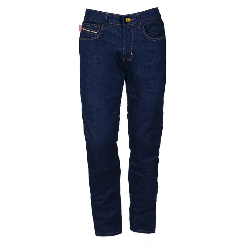 Relaxed Fit Protective Jeans with Pads - Blue