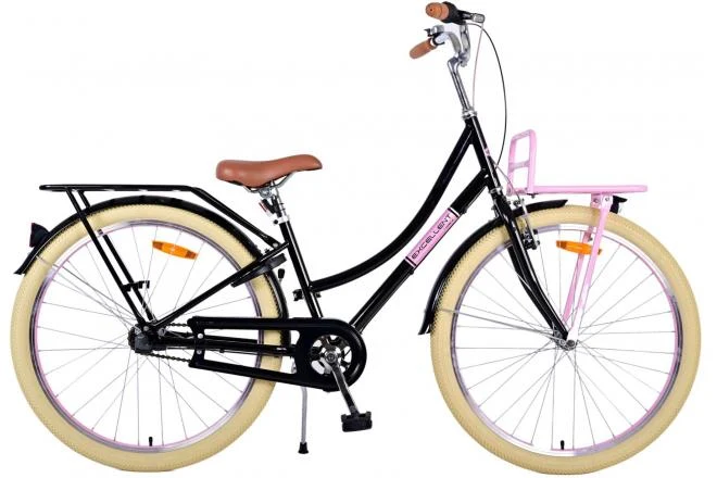 Volare Excellent Kinderfahrrad - Mädchen - 26 Zoll - Schwarz - Shimano Nexus 3 Gänge