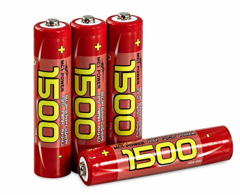 McPower Micro Akku AAA 1,2V 1500mAh NiMH 4er Pack