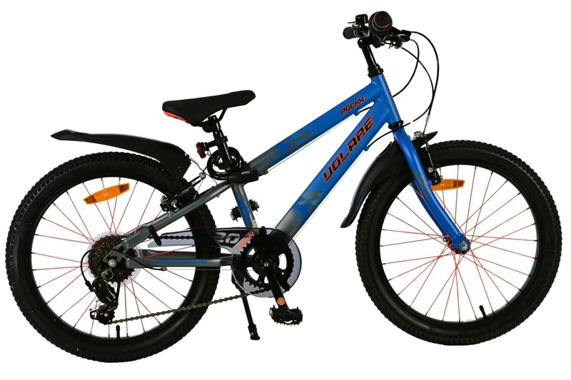 Volare Rocky Kinderfahrrad - 20 Zoll - 7 Gang - Blau für Kinder von 6 bis 8 Jahren