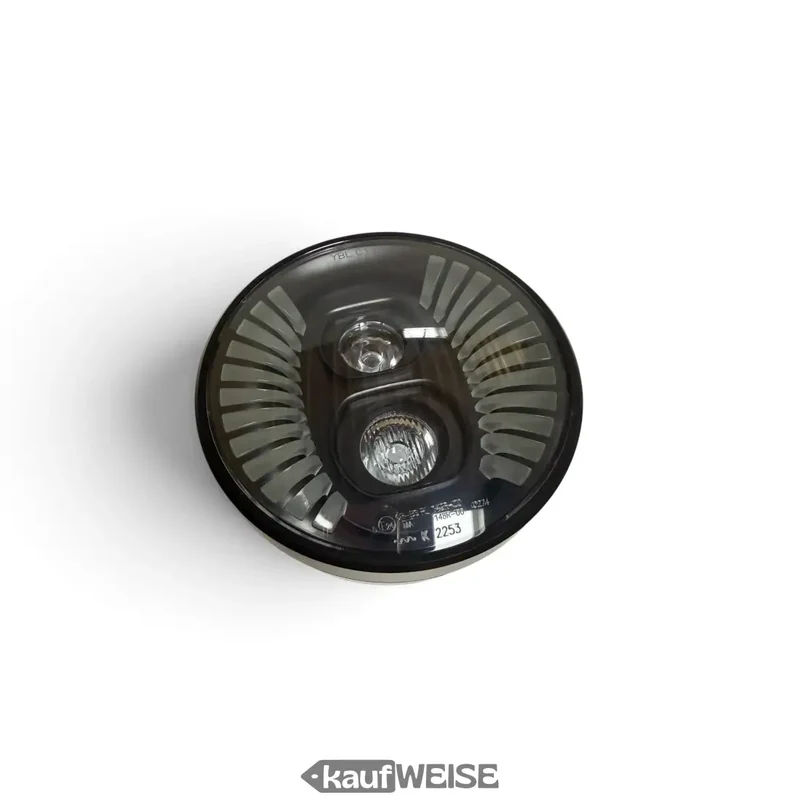 LED-Rundscheinwerfer mit Doppellinse | E24 Straßenzulassung | Ø 14 cm, Motorrad und Trike