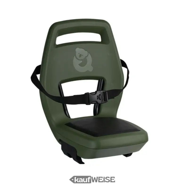 Qibbel Junior Kinderfahrradsitz – Armee Grün, 35 kg (Neu OVP)